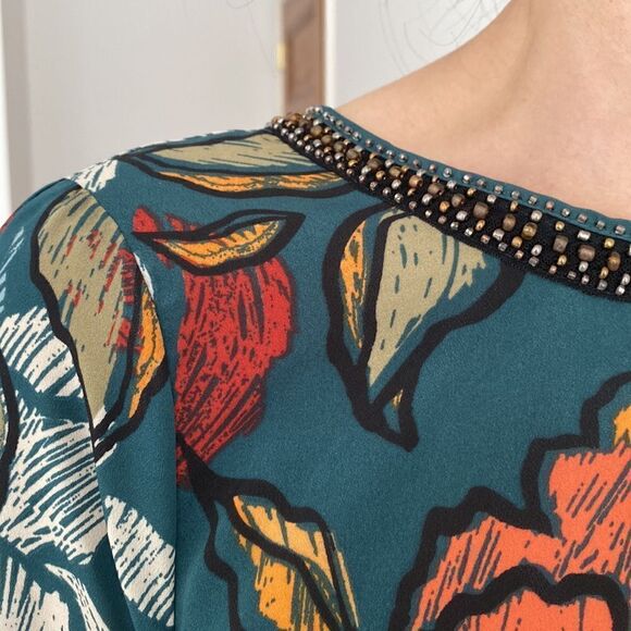 Anthropologie Maeve Swing Dress Floral Print Size Small - Picture 5 of 8